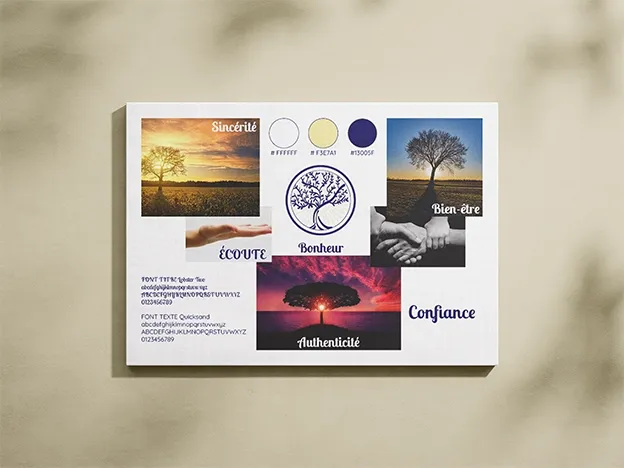 Création du moodboard de Melys Services