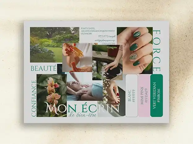 Création du moodboard de Melys Services